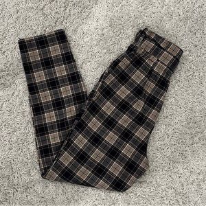 NWOT hollister plaid high rise pants